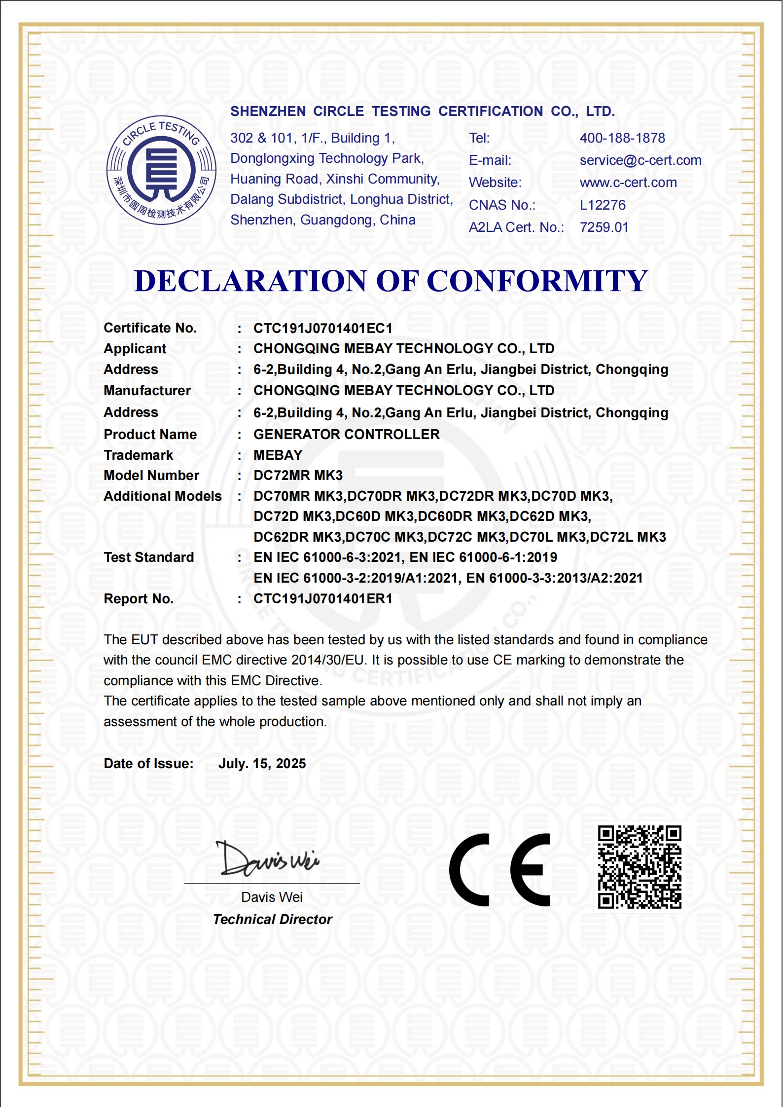 CTC191J0701401EC1