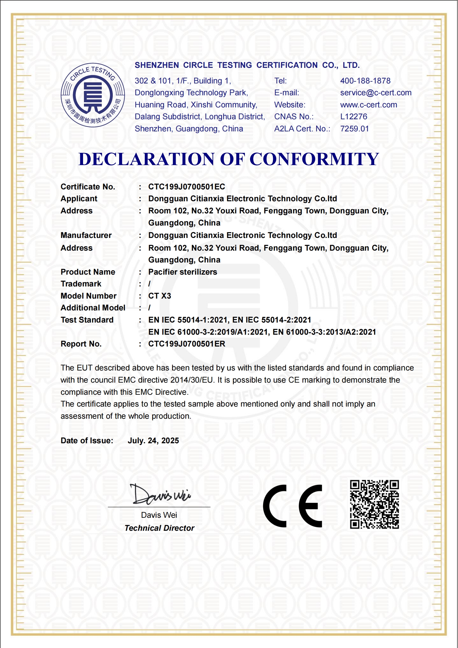 CTC199J0700501EC