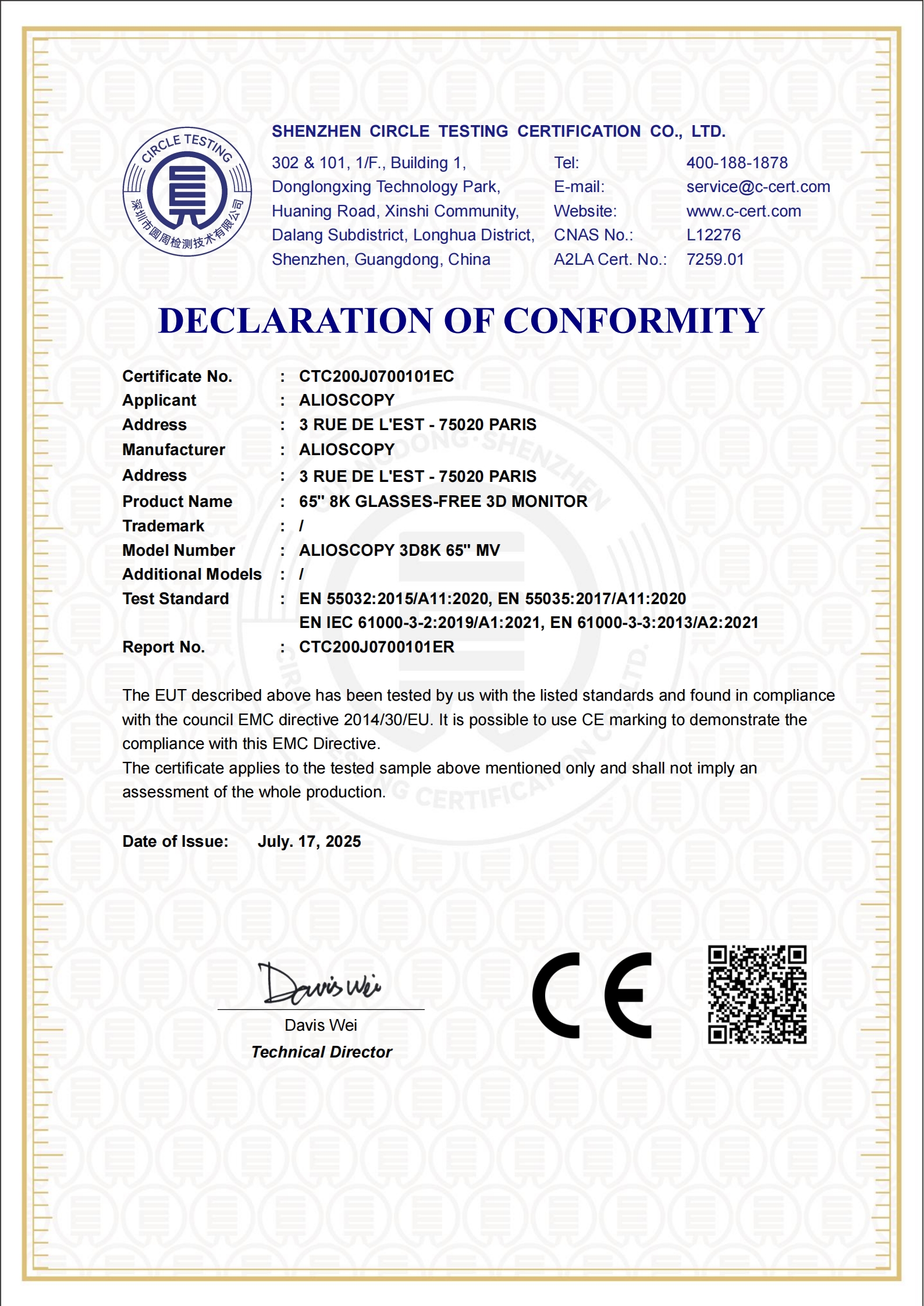 CTC200J0700101EC