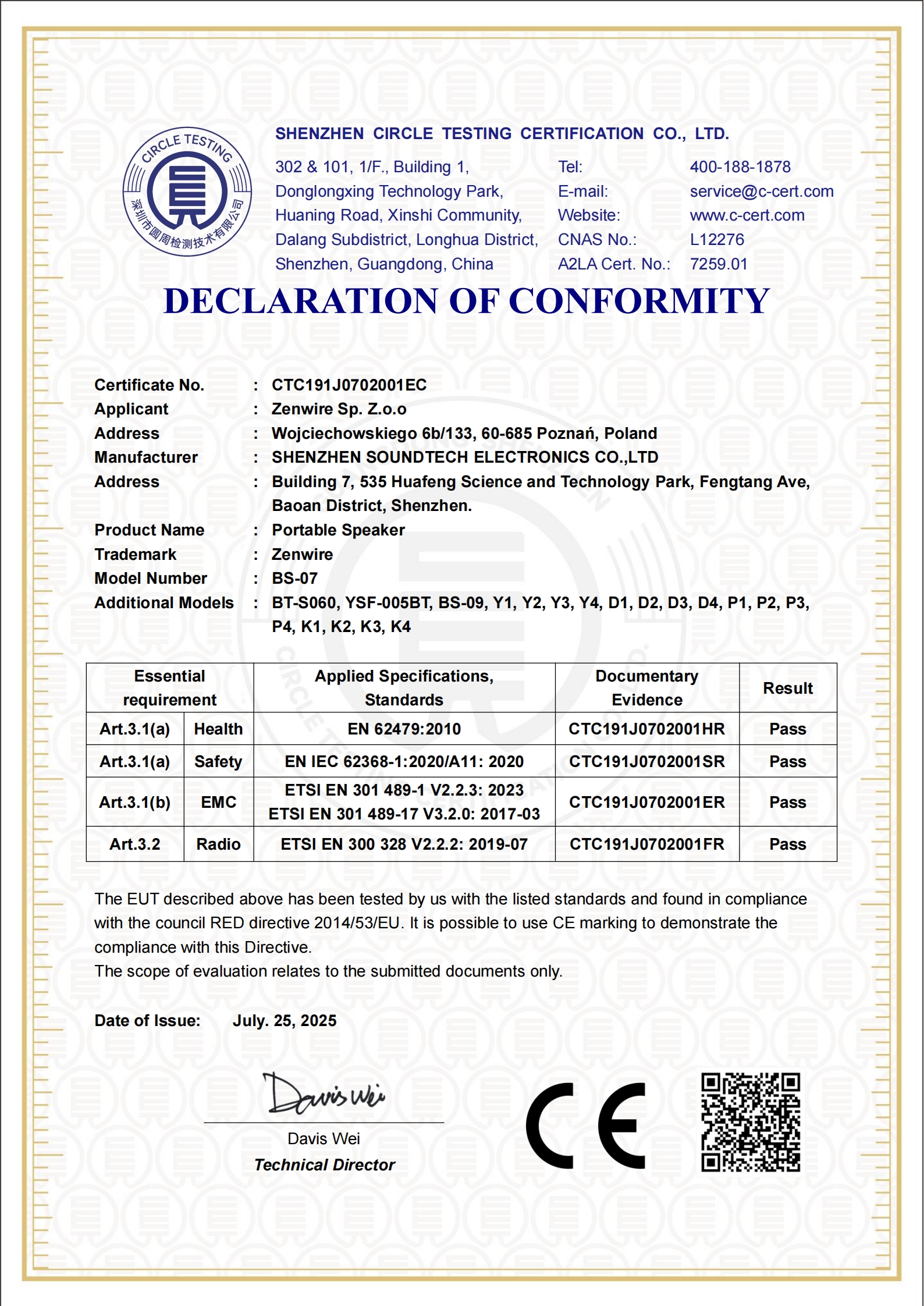 CTC191J0702001EC