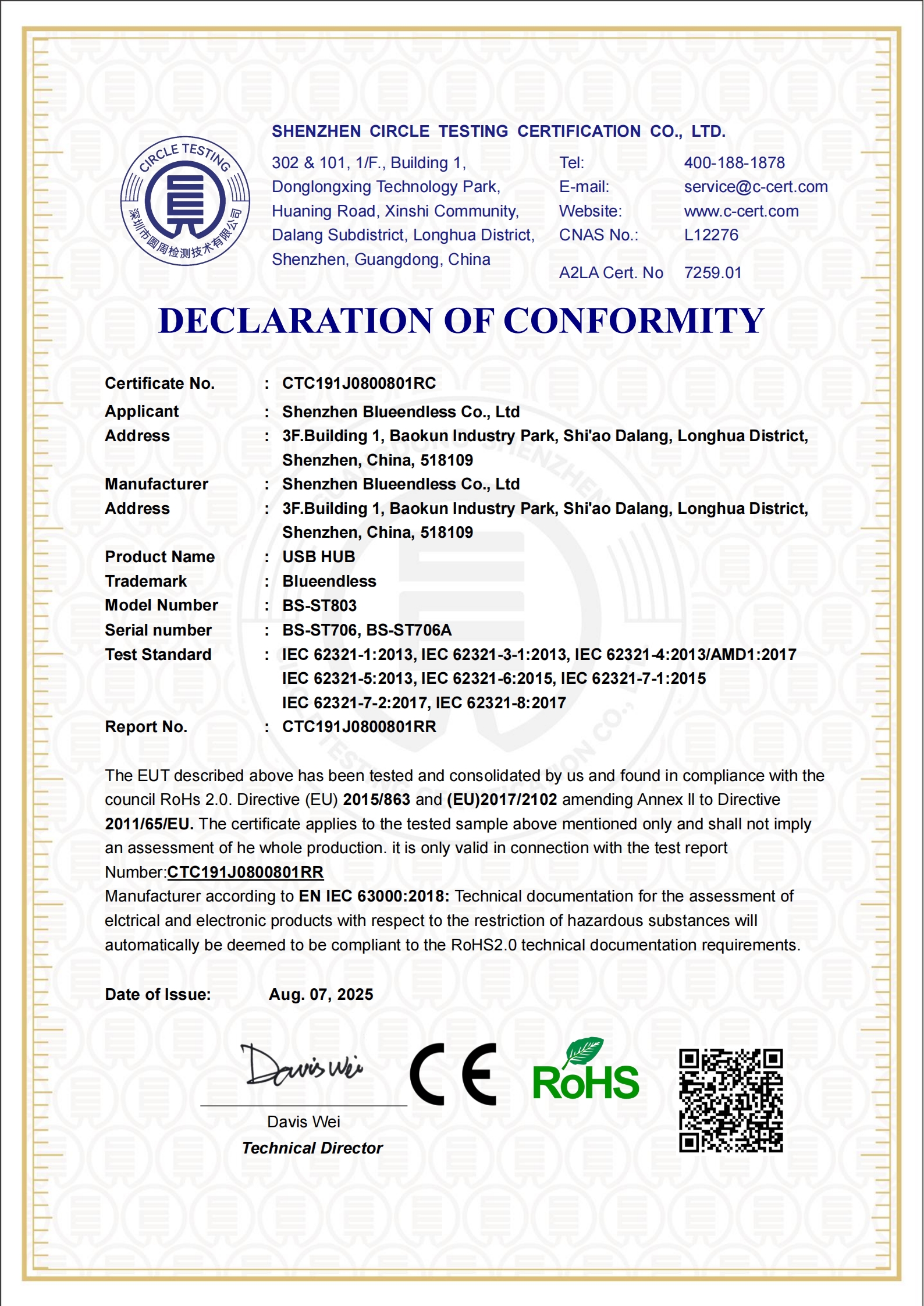 CTC191J0800801RC