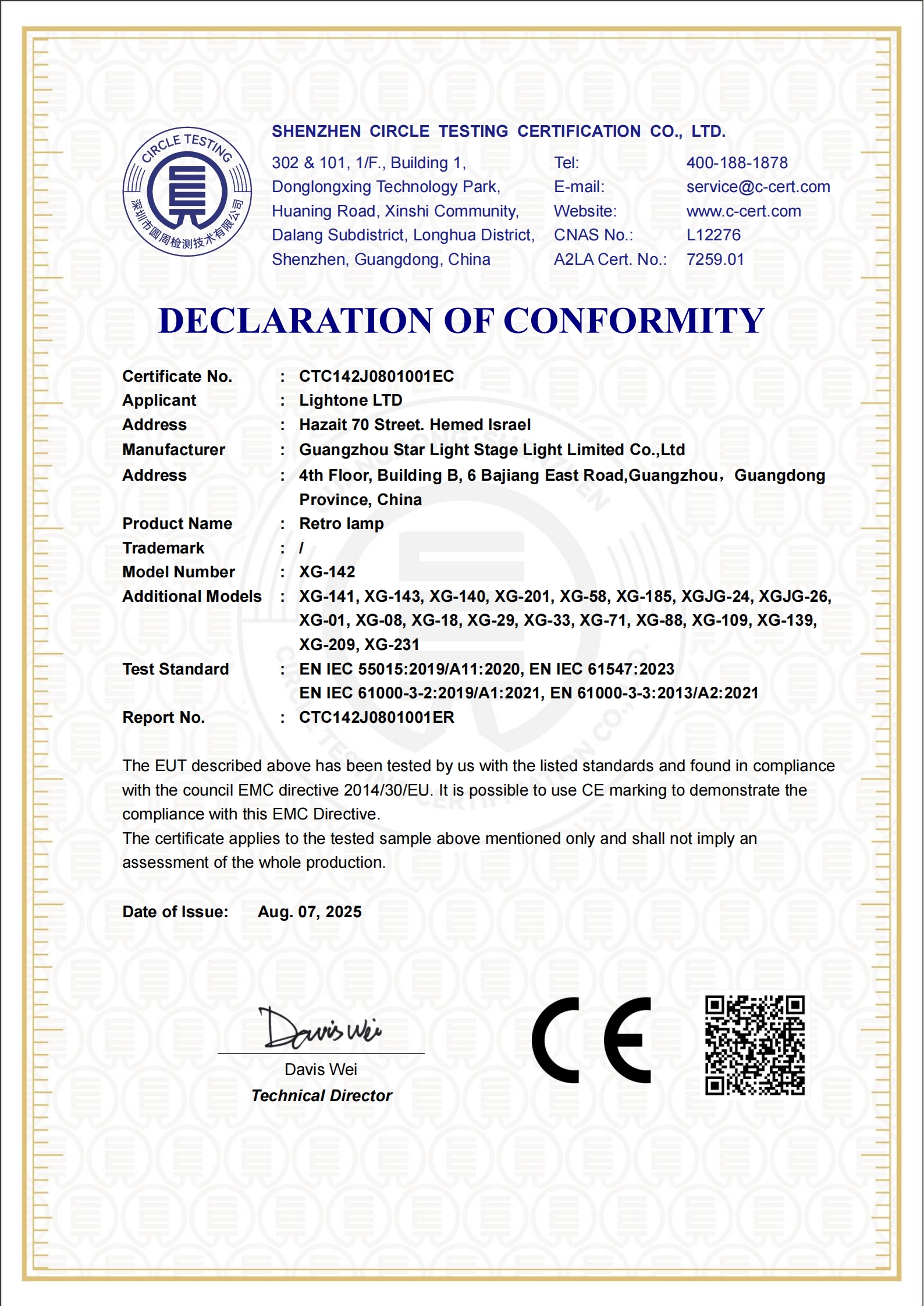 CTC142J0801001EC