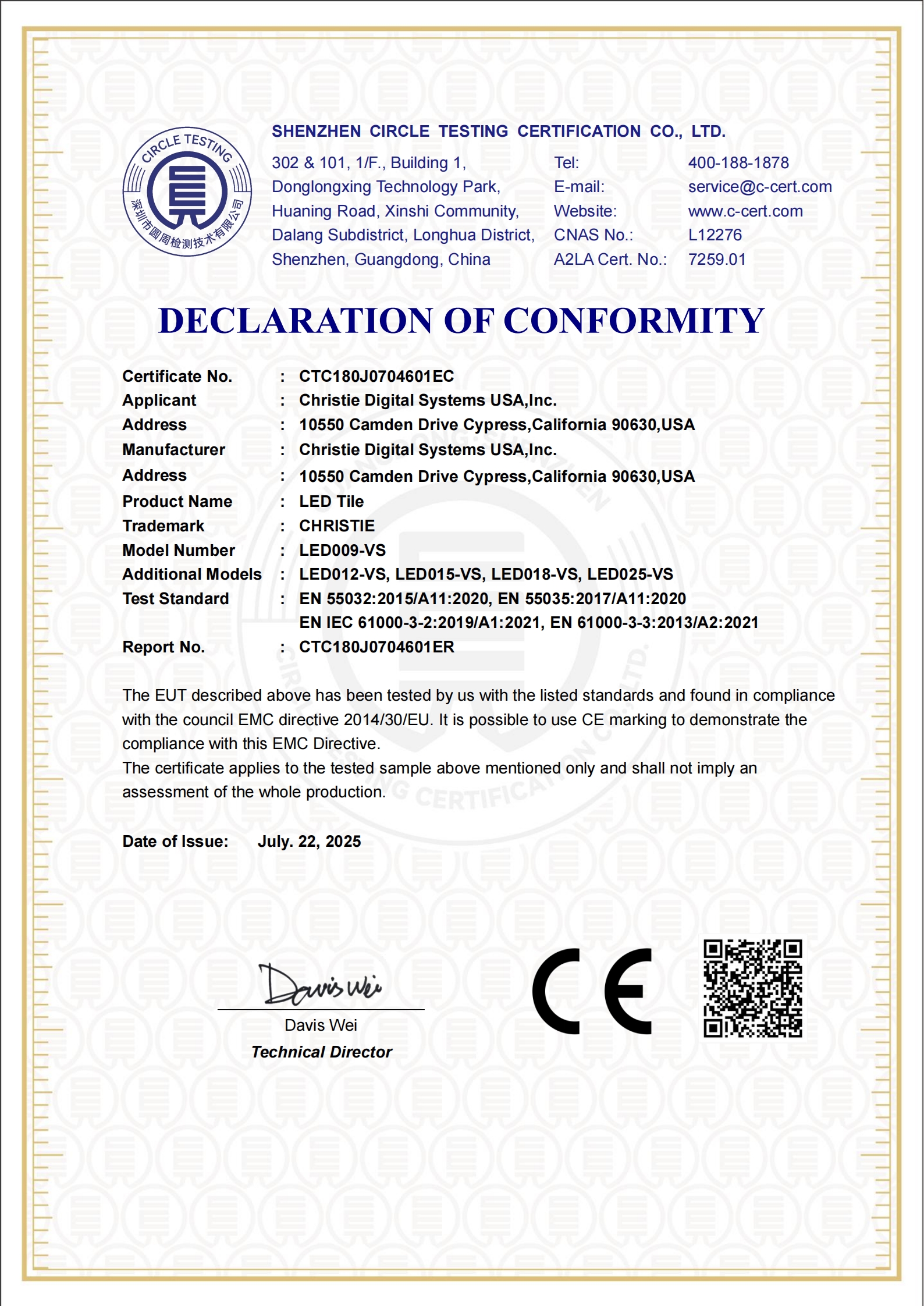 CTC180J0704601EC