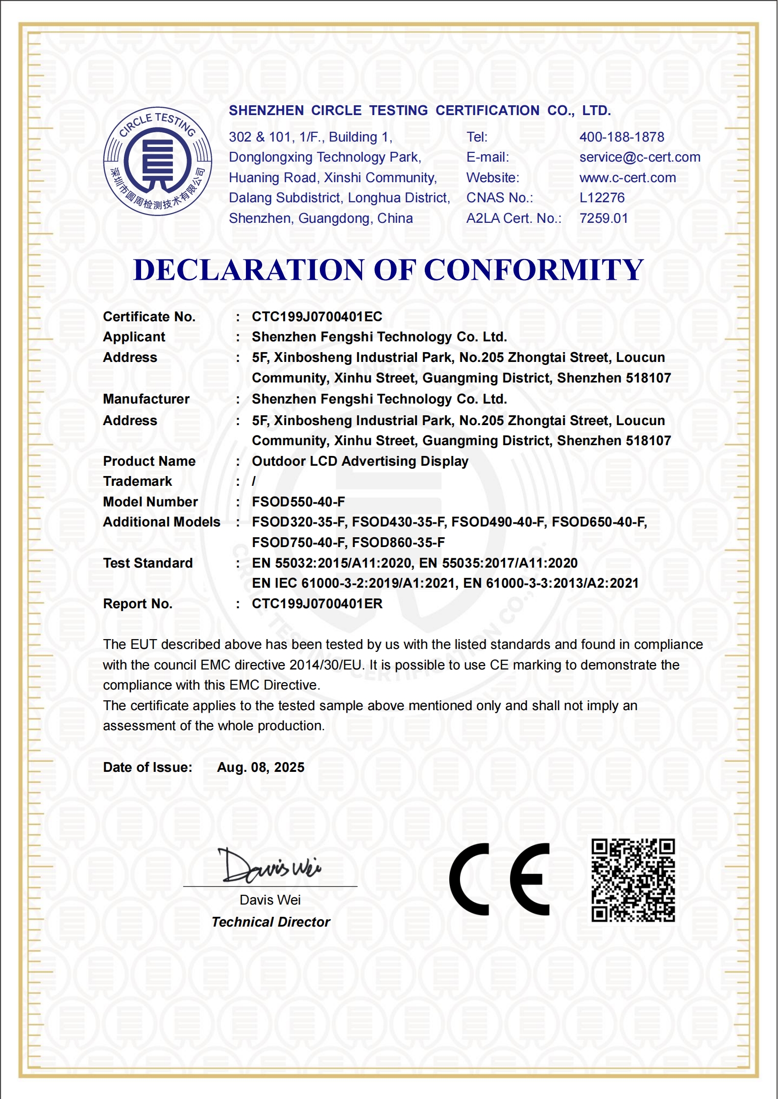 CTC199J0700401EC