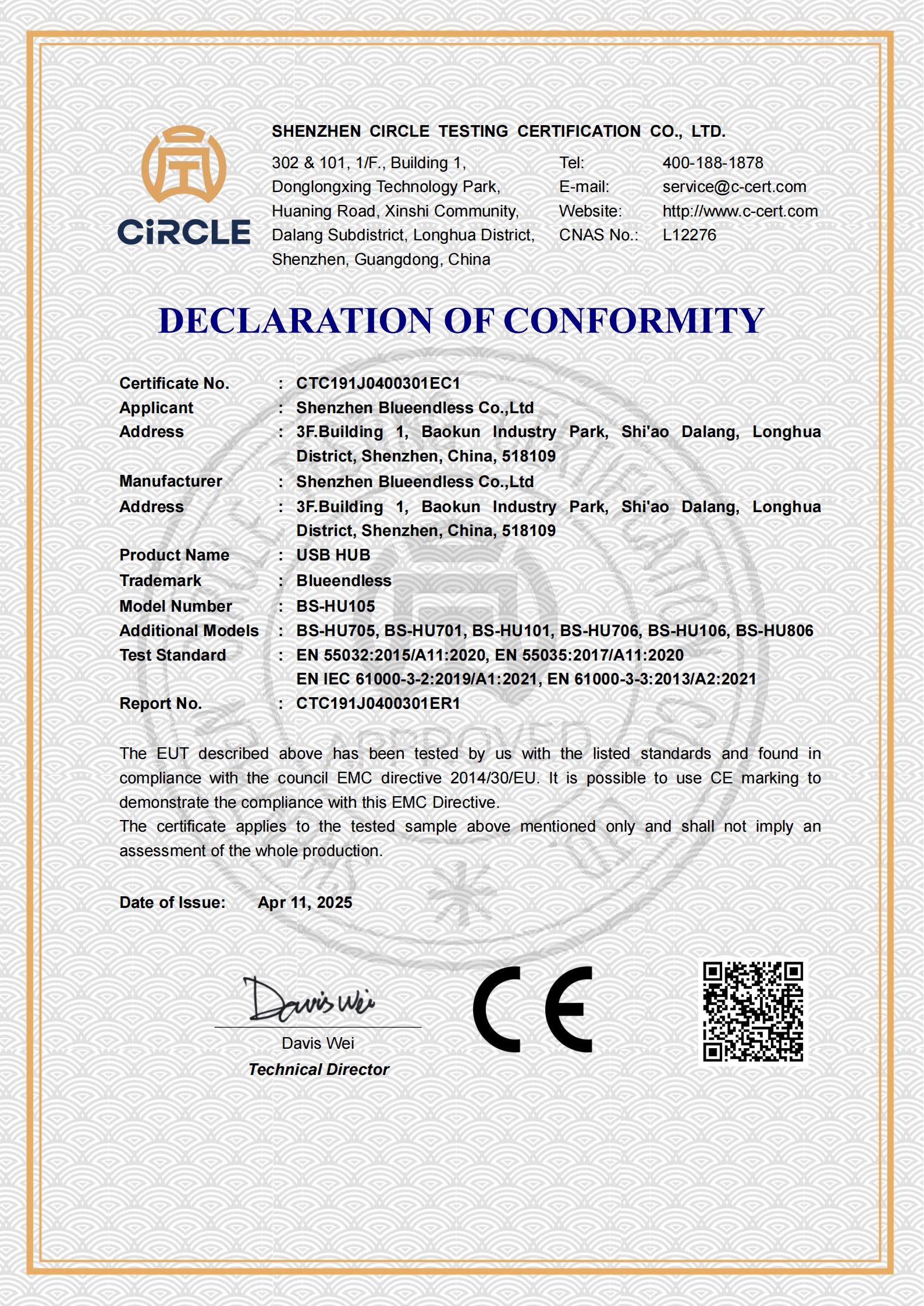 CTC191J0400301EC1