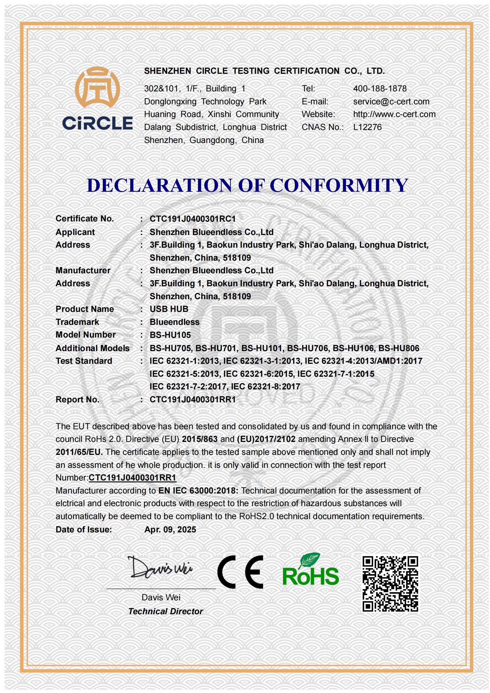 CTC191J0400301RC1