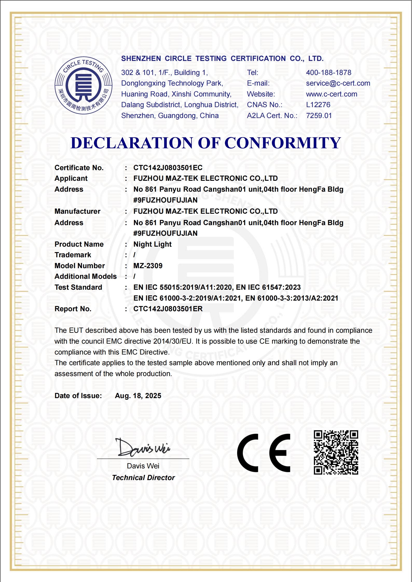 CTC142J0803501EC