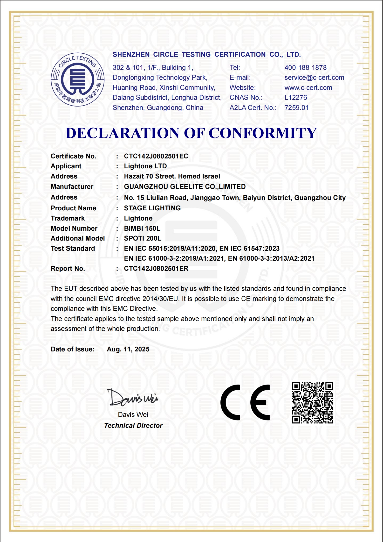 CTC142J0802501EC