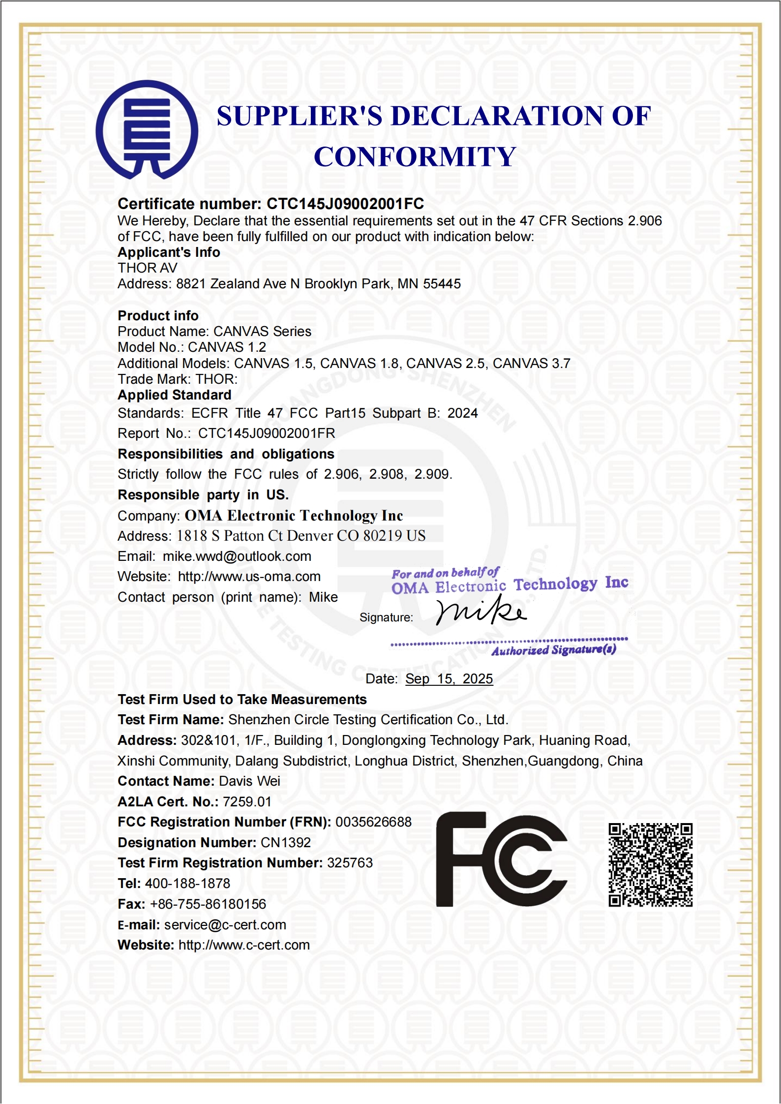 CTC145J09002001FC