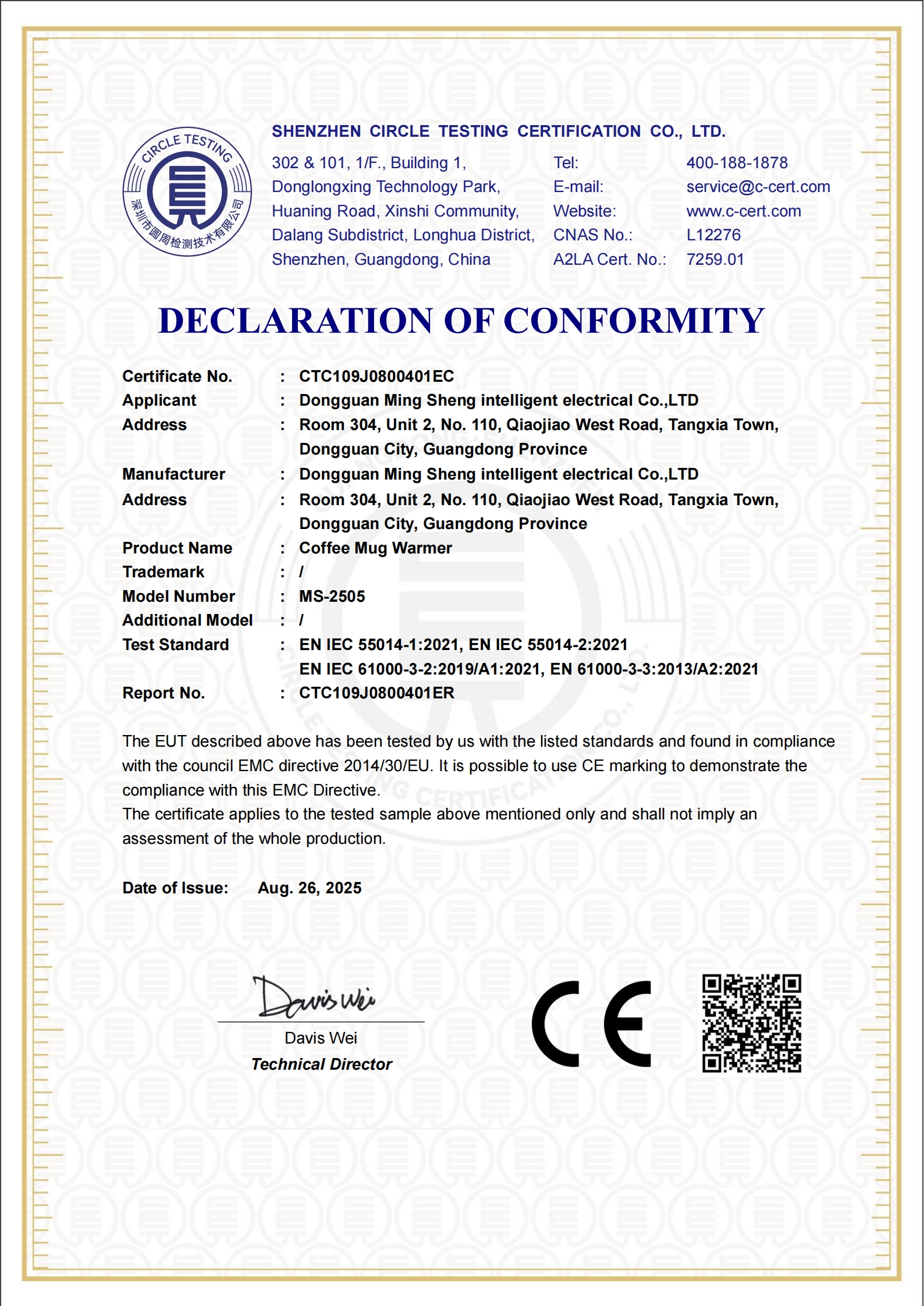 CTC109J0800401EC