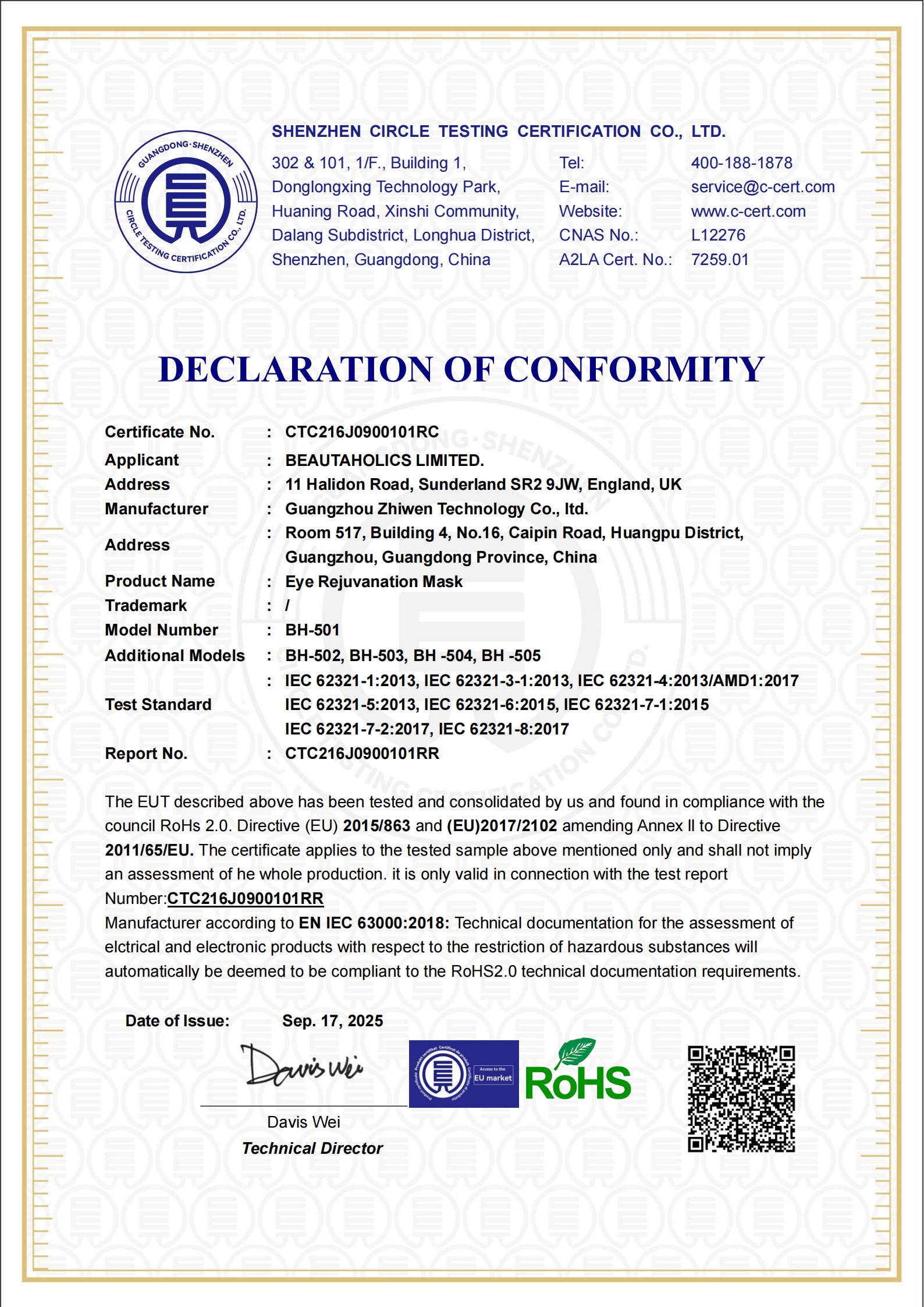 CTC216J0900101RC