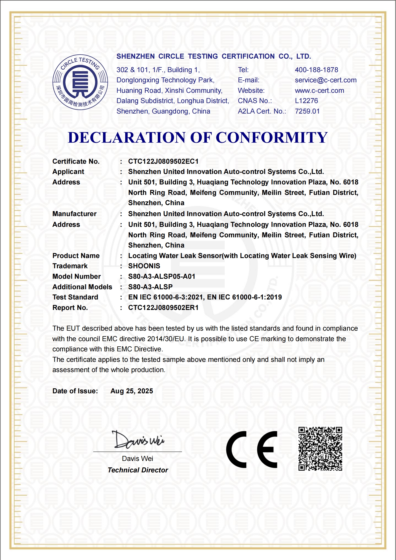 CTC122J0809502EC1