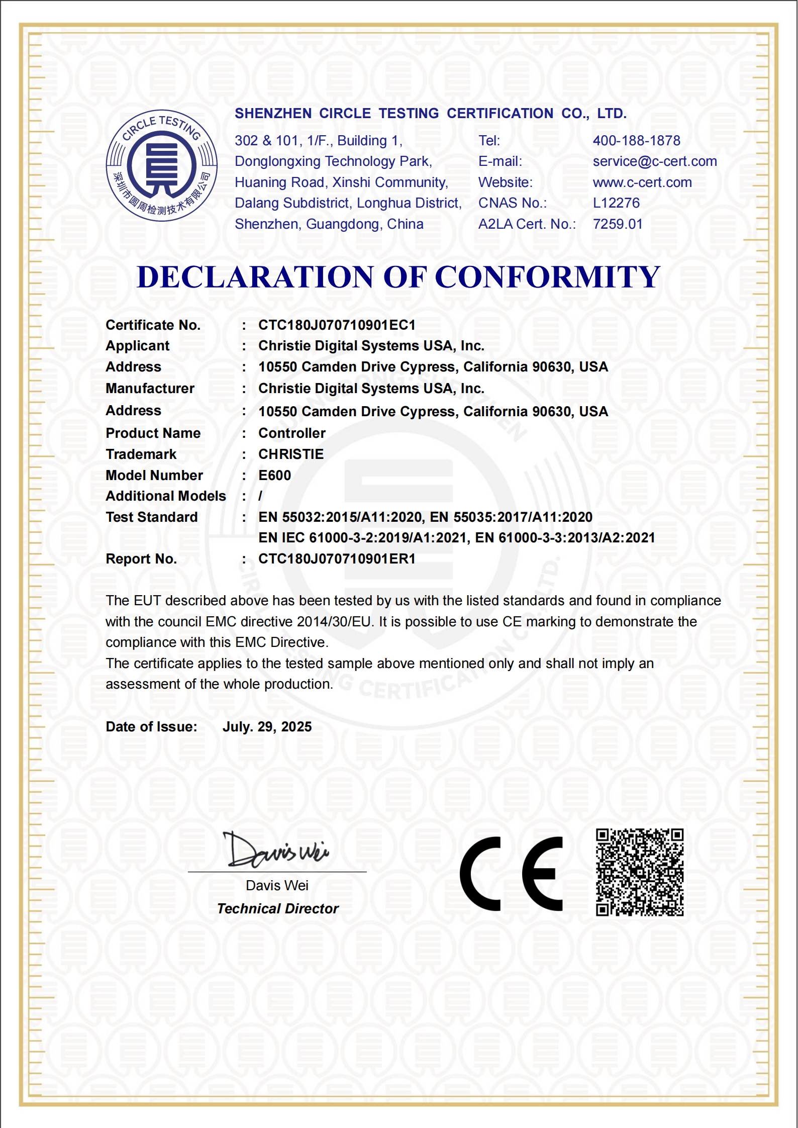 CTC180J070710901EC1