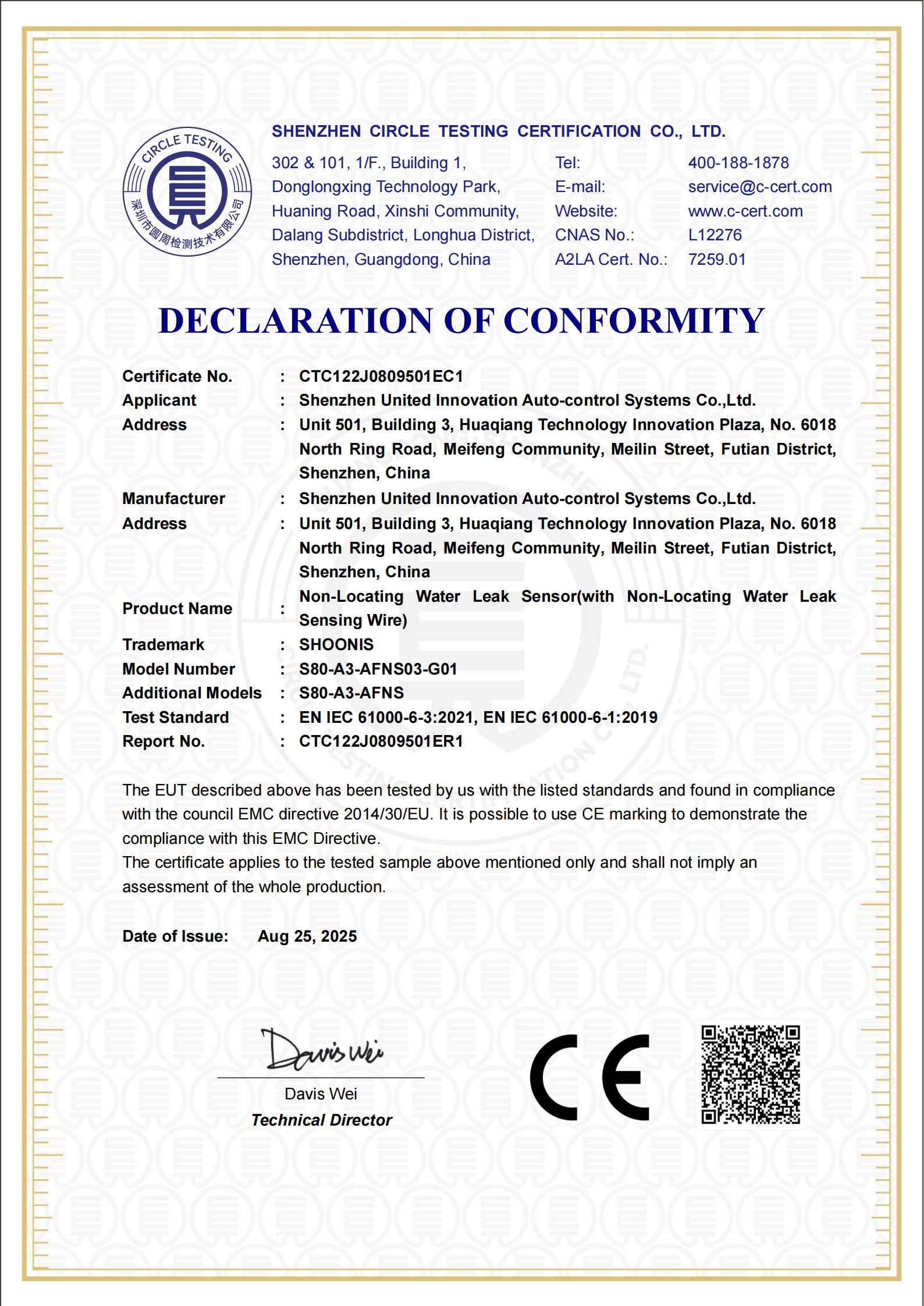 CTC122J0809501EC1