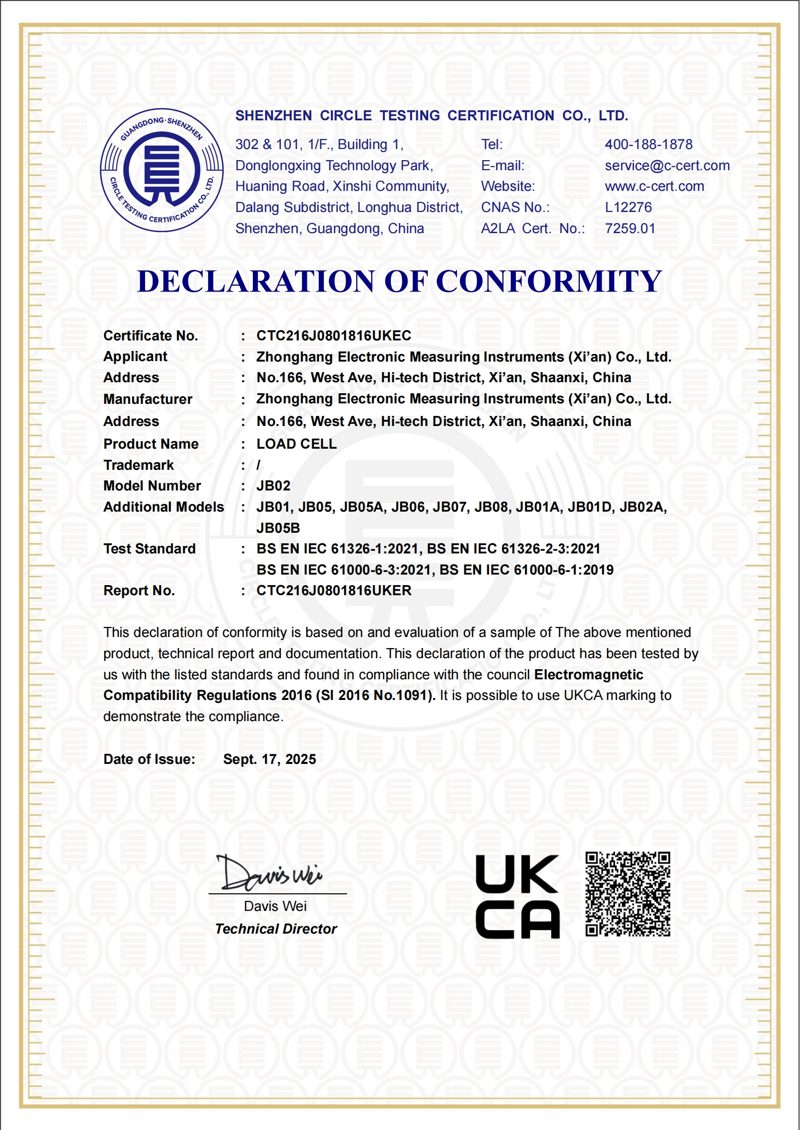 CTC216J0801816UKEC