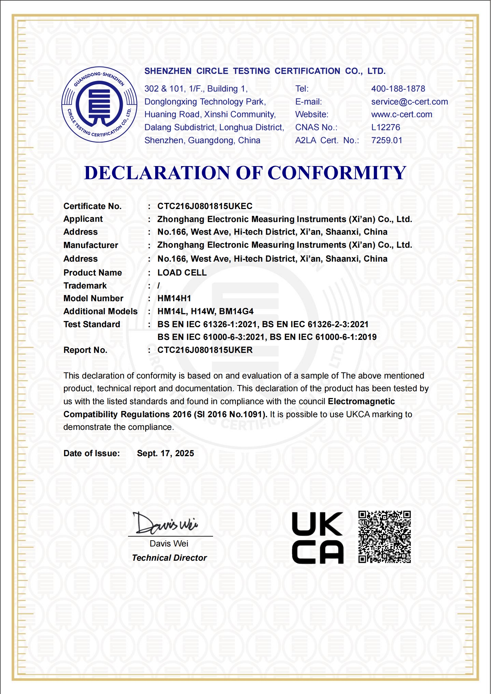 CTC216J0801815UKEC