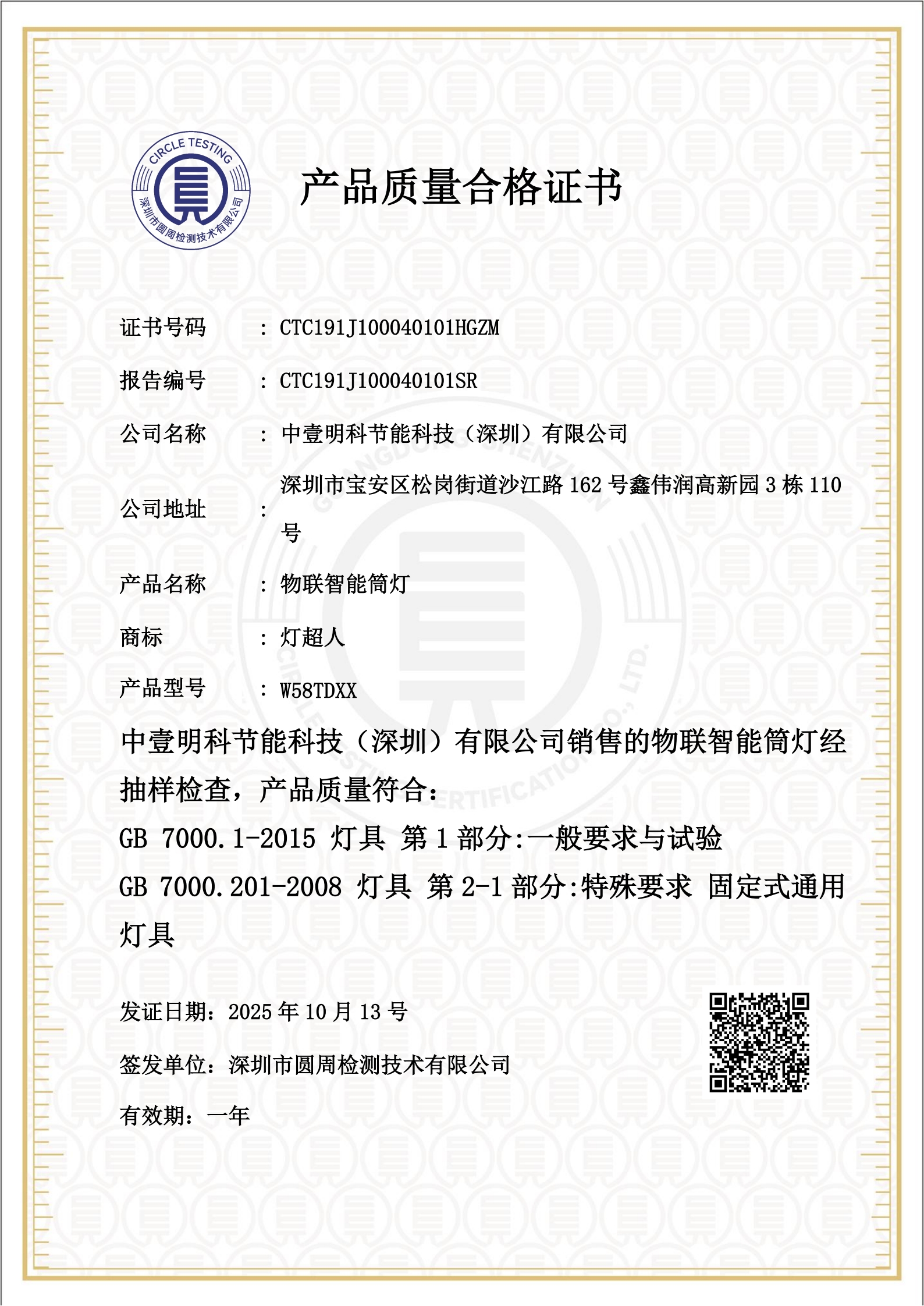 CTC191J1000401HGZM
