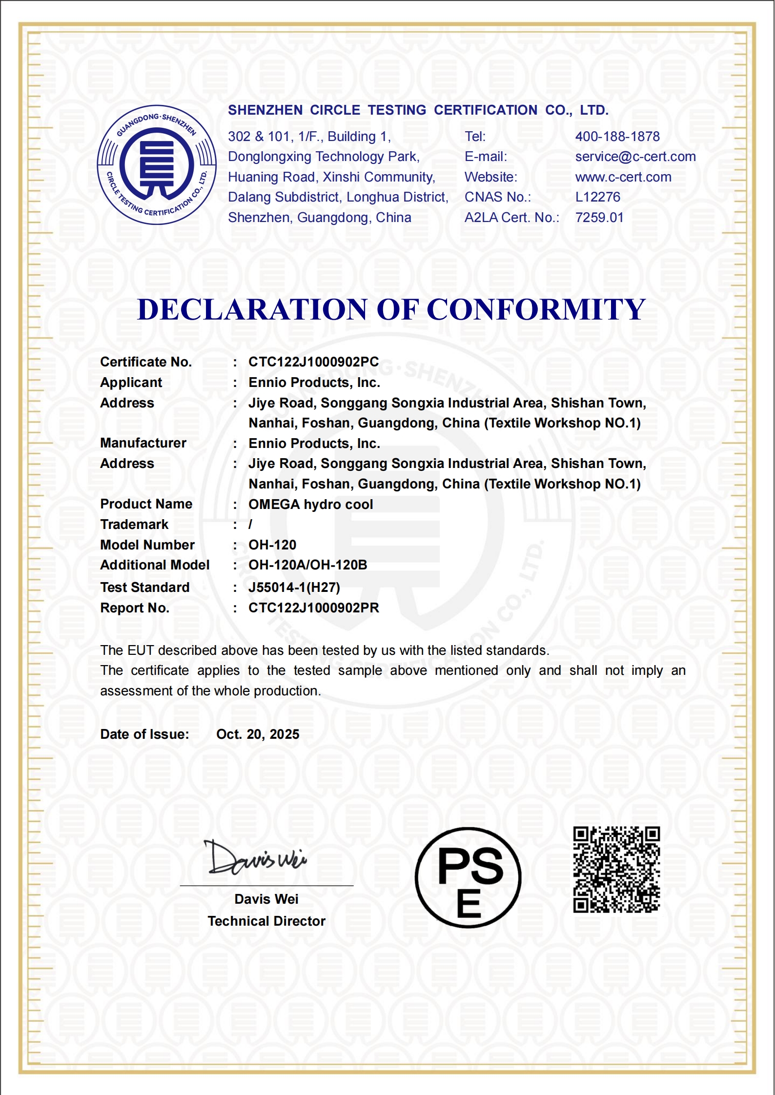 CTC122J1000902PC